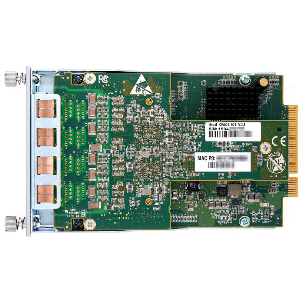 CPAC-8-1C-L CHECK POINT 8-PORT 1GB RJ-45 INTERFACE CARD FOR CHECK POINT P-370